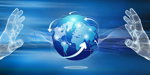 信息科技 塑造未来的科技感背景