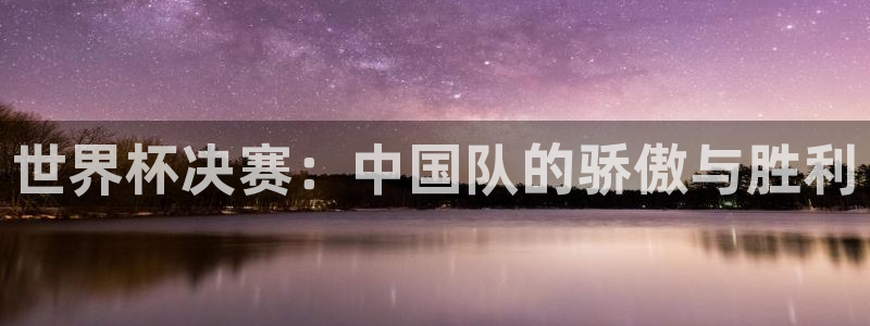 世界杯2026赛制:世界杯决赛:中国队的骄傲与胜利